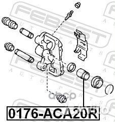 Поршень суппорта toyota corolla 01-07/RAV4 -05