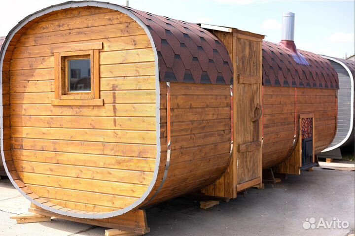 Баня бочка квадро 5 метров