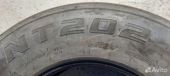 Грузовая шина 385/65R22.5 Kama батон остаток 50