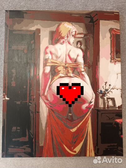 Картина по номерам Красивая женщина 18+