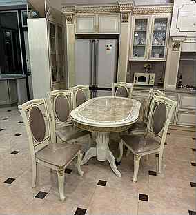 Столы и стулья новые на кухню