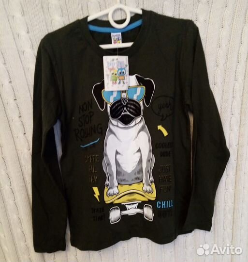 Лонгслив детский новый 128