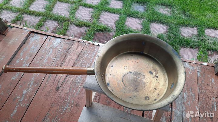 Латунный таз для варенья