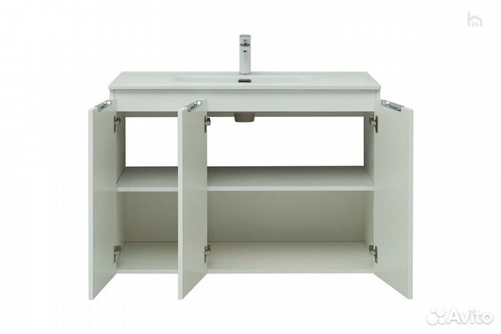 Тумба под раковину для ванной 100 (3 дверцы) Алвит