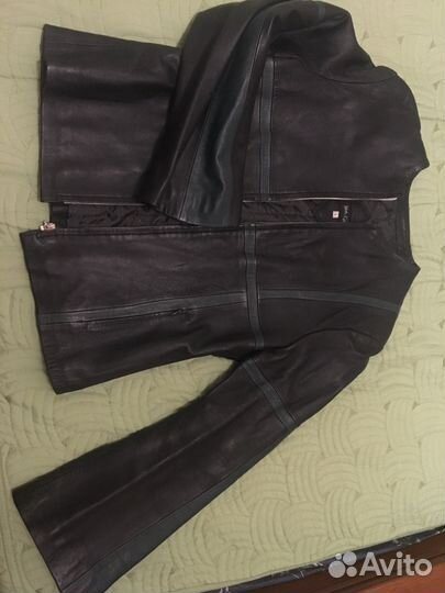 Куртка кожаная