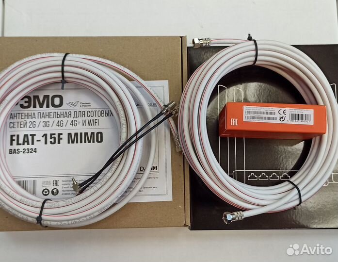 Комплект 3G/4G на дачу модем+роутер+антенна+кабель