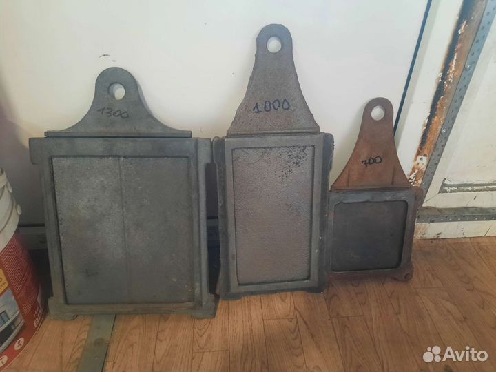 Шибер печной чугунный