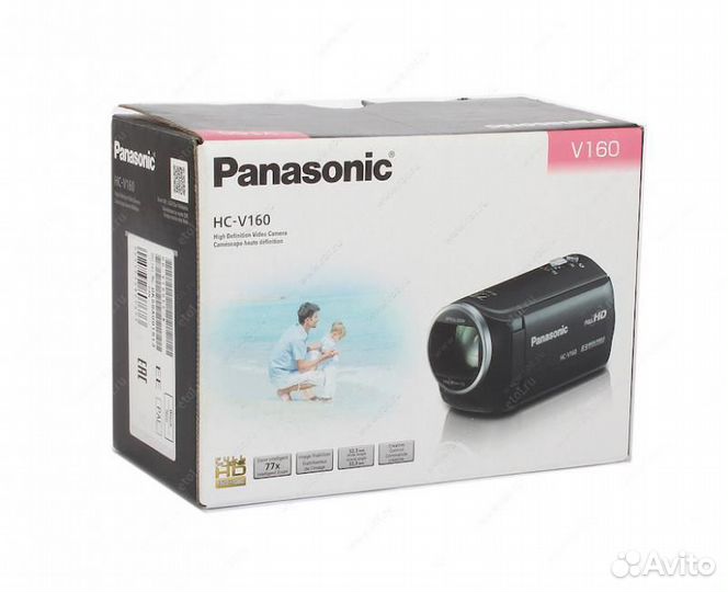 Видеокамера Panasonic HC-V160 77 кратный Zoom