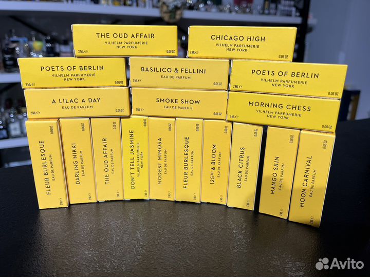 Vilhelm Parfumerie семплы по 2 мл
