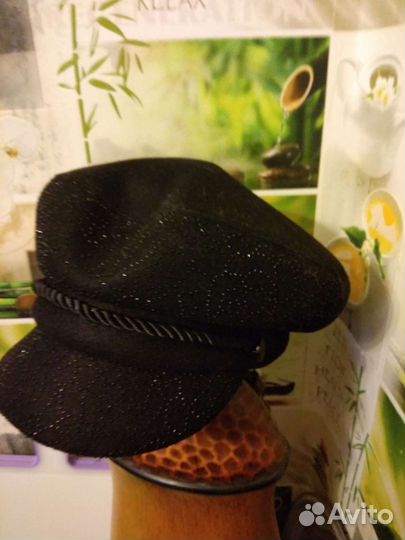 Берет - кепка,56-58 р, шерсть (новая )