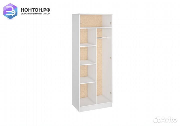 Шкаф двухстворчатый Ронда шк-20 без зеркала белое