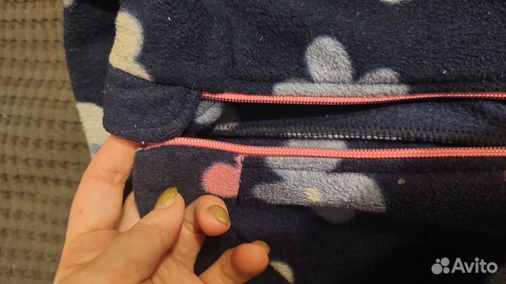 Флисовая поддева (комбинезон) 92-98 см