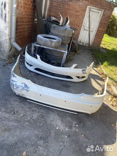 Бампер на mercedes 221