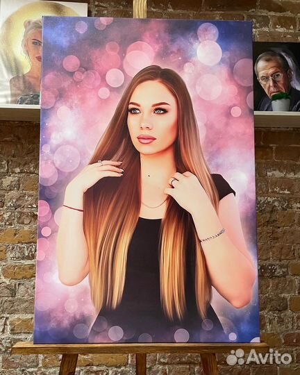 Портрет на холсте по фото