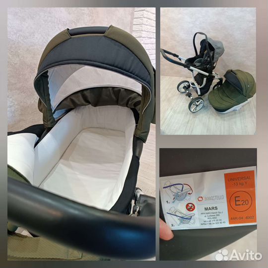 Коляска bebetto holland 3 в 1