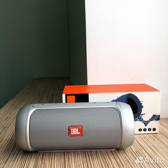 Колонка bluetooth jbl charge 2+ mini gray