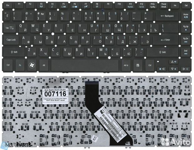 Клавиатура Acer NK.I1417.0B7, 9Z.N9SBQ.B0R