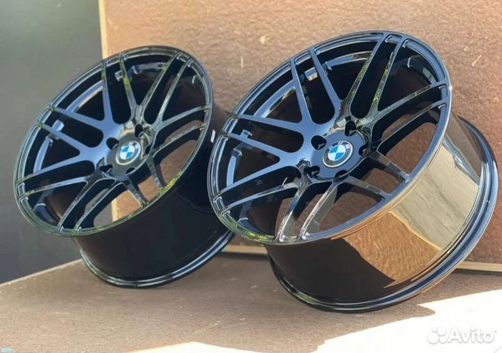 Диски разноширокие R19 5*120 мс Чёрный глянец