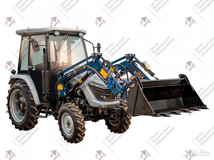 Трактор Скаут T-504C с погрузчиком