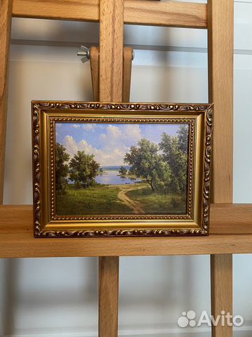 Картина в раме пейзаж классицизм репродукция