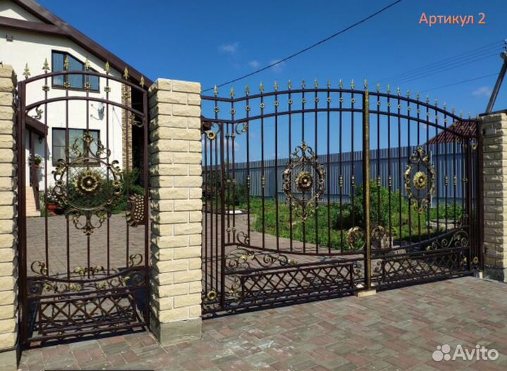 Кованые ворота