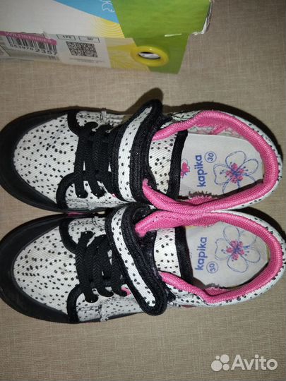 Полуботинки-кеды для девочки Kapika 30