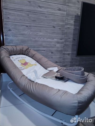 Детский шезлонг Polini kids