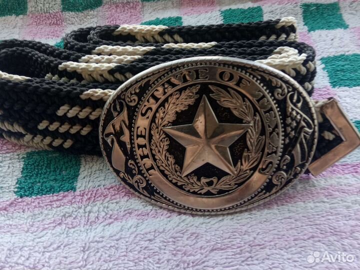 Ремень плетёныи капроновыи USA