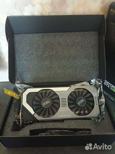 1080ti GTX на пломбах Palit Jetstream