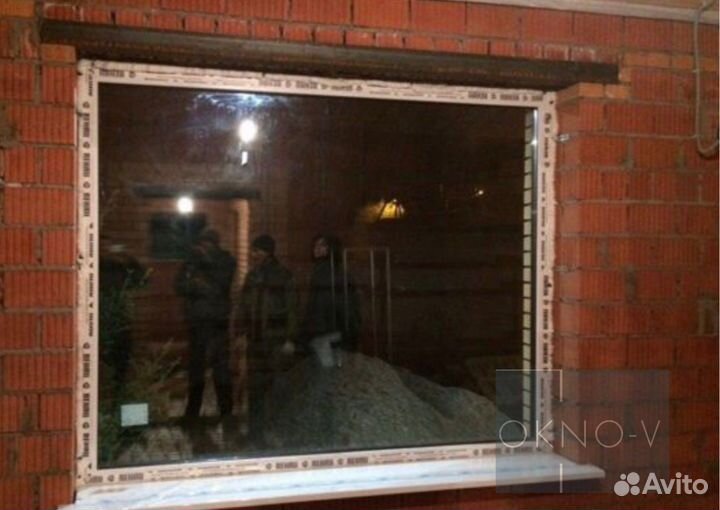 Окно большое нестандартное