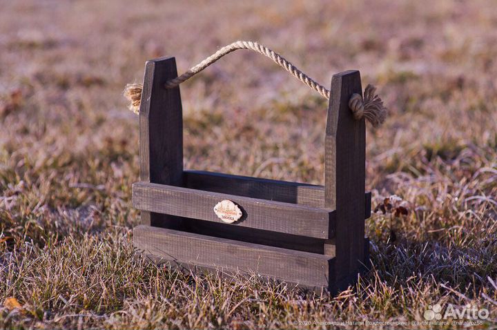 Ящики деревянные под 3 винные бутылки