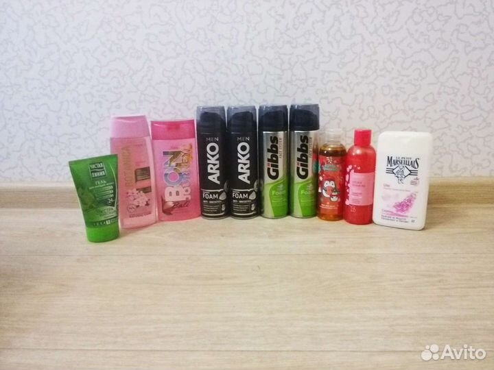 Гель для душа,пена для бритья