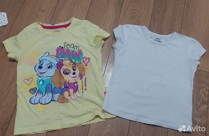 Детские вещи пакетом для девочки 110 116