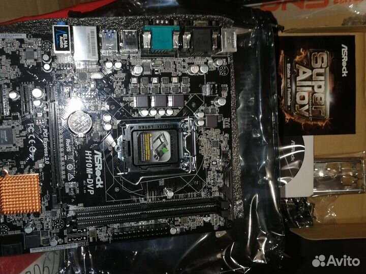 Материнская плата Asrock h110m-DVP