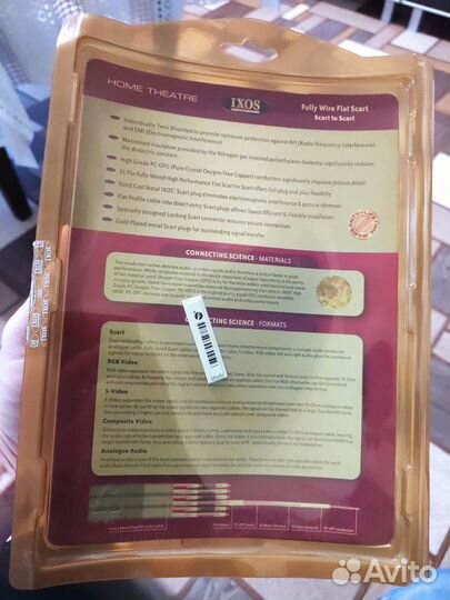 Кабель 2 rca 2rca, scart scart