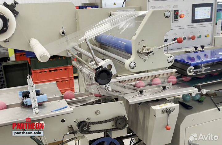 Линия для упаковки термоусадочную пленку и запайке