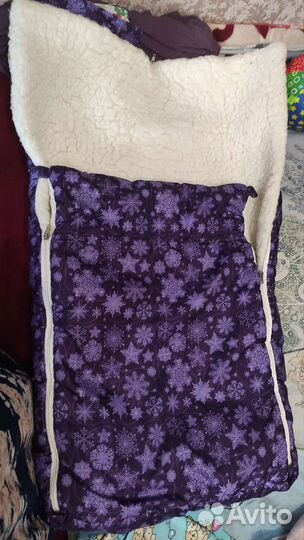 Зимний конверт в коляску