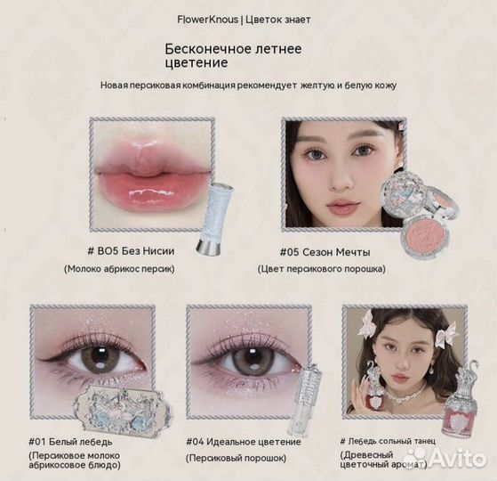 Подарочный набор косметики Flower Knows Ballet