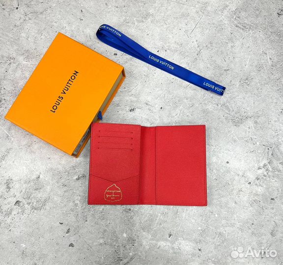 Обложка на паспорт Louis Vuitton LV x YK