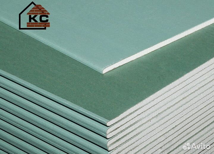 Гипсокартон влагостойкий Knauf