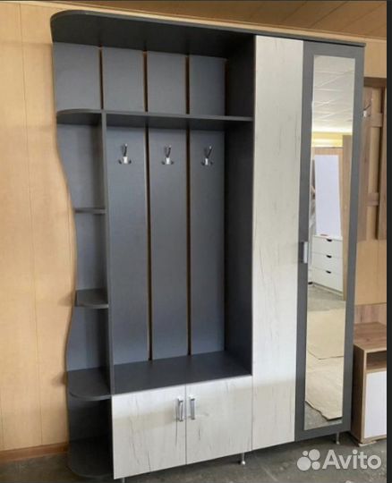 Прихожая Лика-1 (крафт белый-графит)