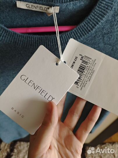 Джемпер новый glenfield 100% шерсть