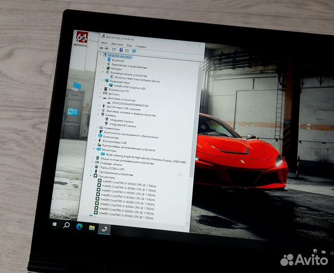 ThinkPad X1 yoga G3 IPS 2.5K i5 сенсор стилус