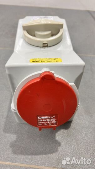 Розетка настенная CCEform 32A-6h 220-380v