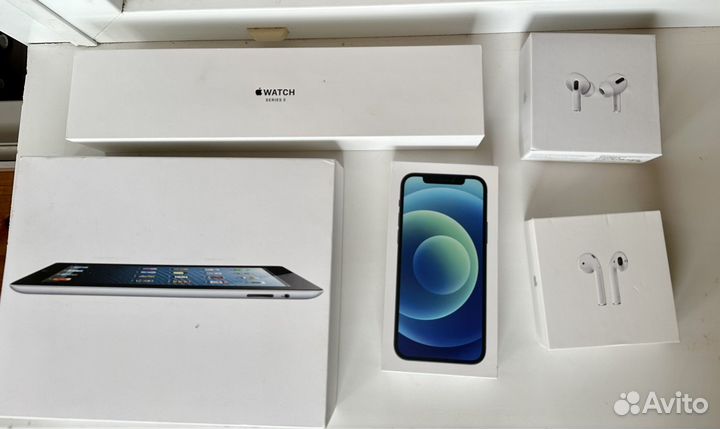 Коробки пустые от iPhone, iPad, iwatch, airpods
