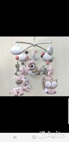 Мобиль на кроватку новый