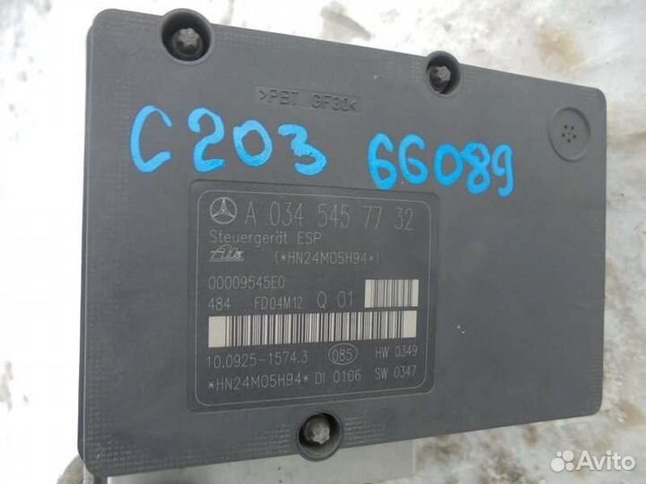 Блок abs Mercedes-Benz C180 W203 271.946 M271 KE18