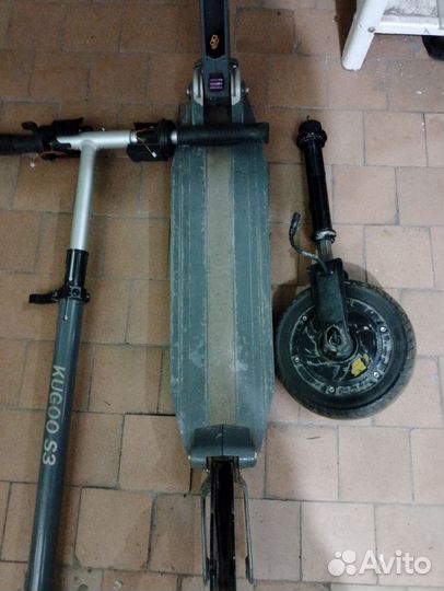 Запчасти на электросамокат kugoo s3