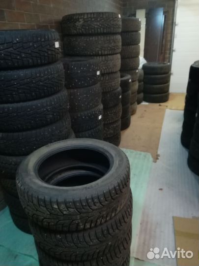 Зимние шипованные колеса в с боре