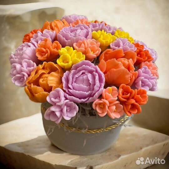 Мыльные букеты